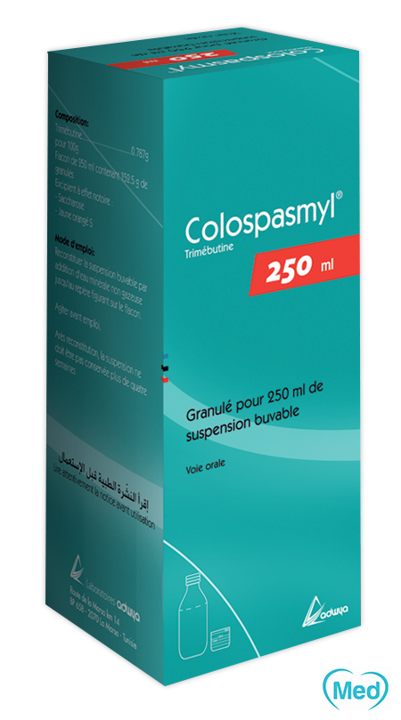 COLOSPASMYL 74.4 mg B/30 sachets en Tunisia GASTRO-ENTEROLOGIE MAJ ...