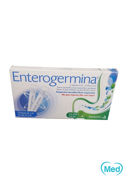 Enterogermina 2 Milliards 5 Ml B 10 Flacons 5 Ml En Tunisie Gastro Enterologie Maj 21