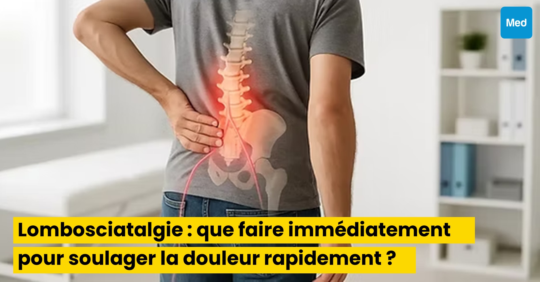 Lombosciatalgie : que faire immédiatement pour soulager la douleur rapidement ?
