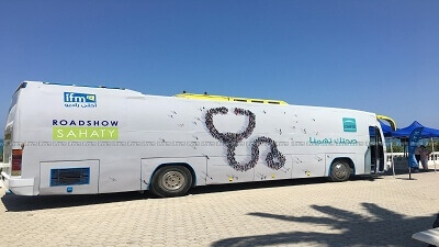 Avec « Roadshow Sahaty », CARTE Assurances lance sa première tournée nationale de prévention santé en bus