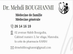 Dr Mehdi Boughanmi Pratisyen hekimi