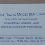 Dr Nozha Mnajja Dermatologue