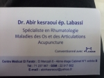 Dr Abir Kesraoui labassi Rhumatologue