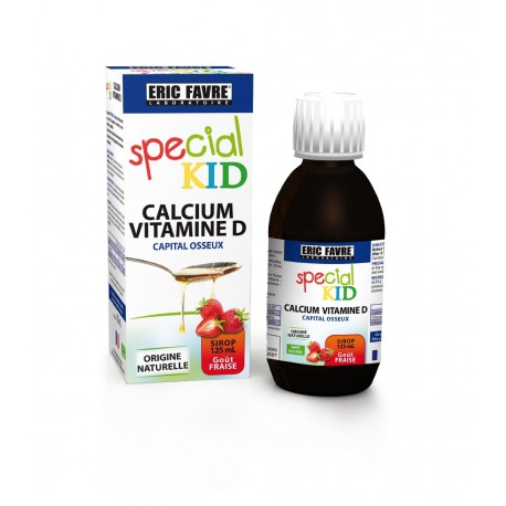 CALCIUM VITAMINE D FORT SPECIAL KID D'ERIC FAVRE - 125 ML