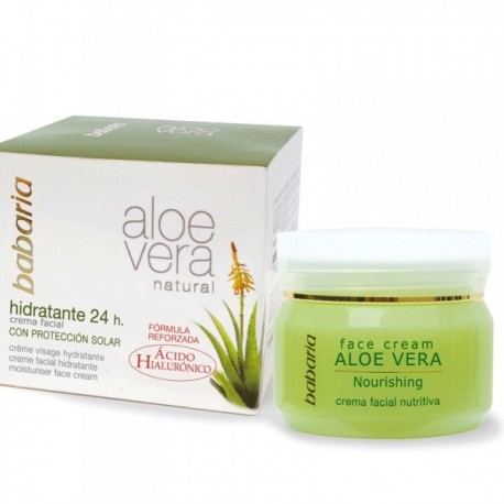 Crème visage hydratante 24H à l'Aloé Vera - 50ml