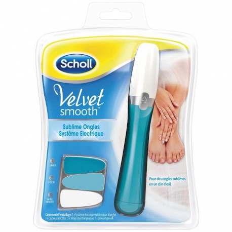 SCHOLL VELVET SMOOTH SUBLIME ONGLES SYSTÈME ELECTRIQUE