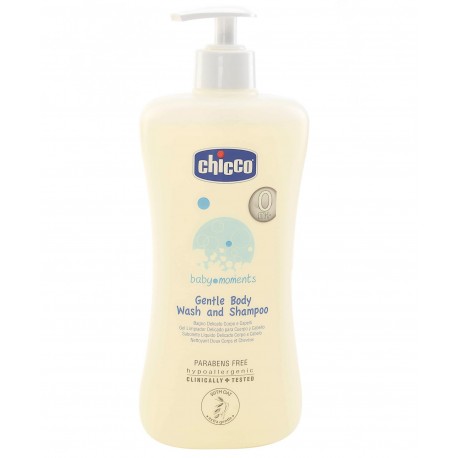 CHICCO SHAMPOING CHEVEUX & CORPS BABY MOMENTS 200 ML