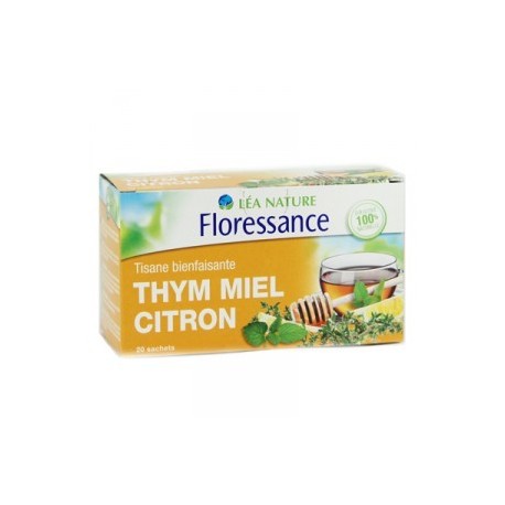 Floressance Infusion Thym Citron Miel - 20 sachets