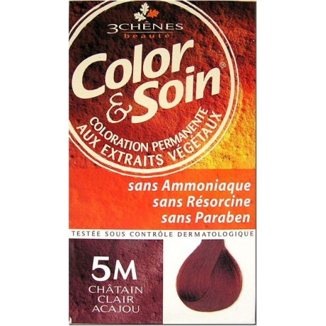Color & Soin Coloration Châtain Clair Acajou 5M