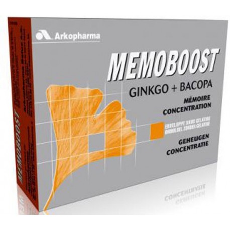 Memoboost Ginkgo + Bacopa, 30 comprimés