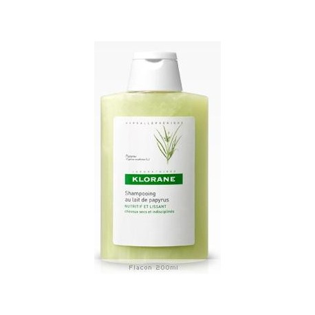 KLORANE Shampooing au Lait de Papyrus, 200ml