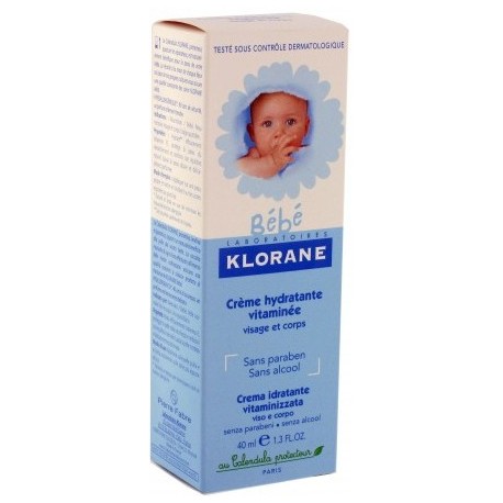 KLORANE Bébé Crème Hydratante Vitaminée, 40ml
