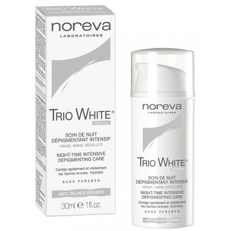Trio White, soin de nuit dépigmentant intensif, 30 ml