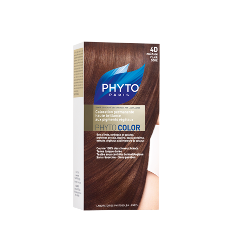 Phytocolor, Couleur Soin 4D  Châtain clair doré - 1 kit