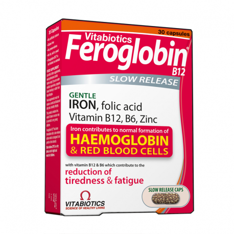 Vitabiotics Feroglobin B12,  30 capsules
