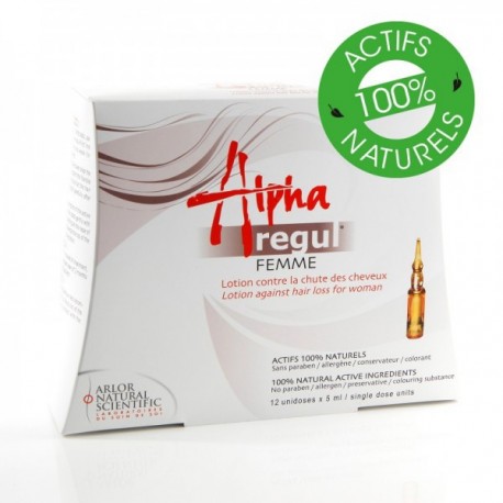 Alpharegul lotion Anti-Chute pour femme, 12 x 5 ml