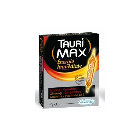 Taurimax Energie Immédiate, 8 ampoules