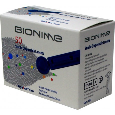 Bionime Boite de lancettes - 50 lancettes