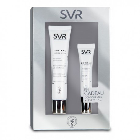 SVR Liftiane crème riche rides fermeté - 40ml + Liftiane yeux et lèvres - 15ml OFFERT