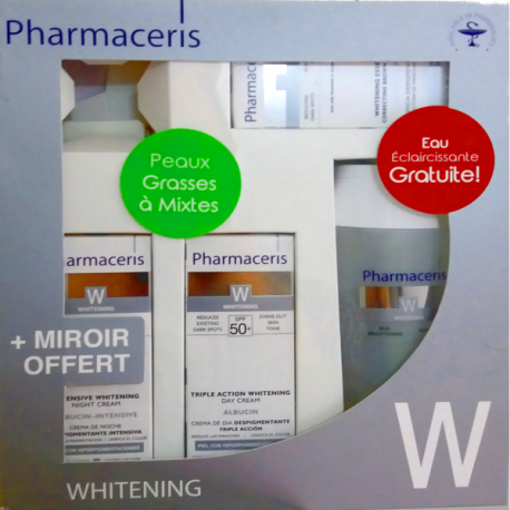 PHARMACERIS COFFRET WHITENING PEAUX GRASSES A MIXTES