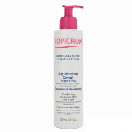 TOPICREM LAIT NETTOYANT CONFORT FLACON, 200ml