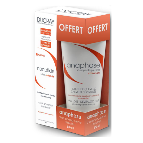 PACK NEOPTIDE HOMME LOTION ANTICHUTE + ANAPHASE 200 ML OFFERT