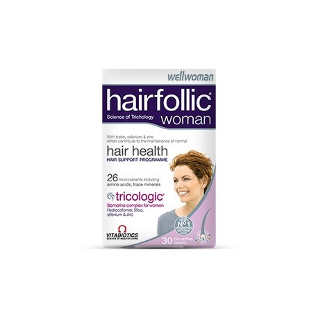 VITABIOTICS HAIRFOLLIC FEMME, 30 comprimés