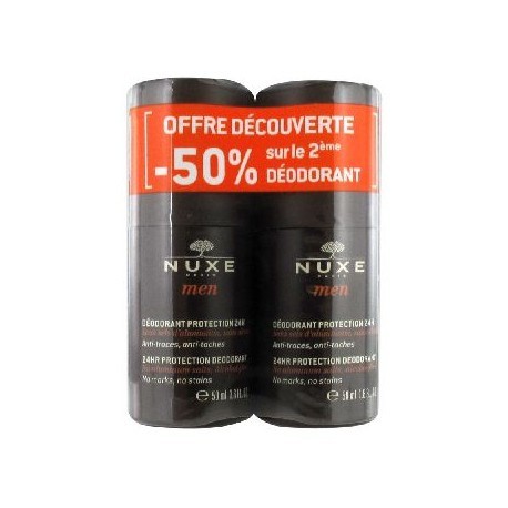 NUXE Men Duo Déodorant Protection 24h - 50% sur le duo