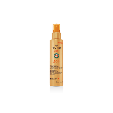 NUXE Spray Solaire Visage et Corps - Haute Protection - SPF 50+, 150ml