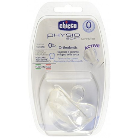 CHICCO SUCETTE PHYS SOFT NEUTRAL SIL 12M+ 1PC
