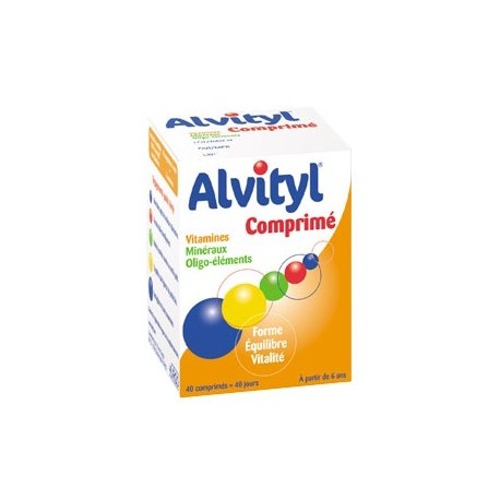 ALVITYL COMPRIME VITAMINES +MINERAUX+OLIGO BT/40