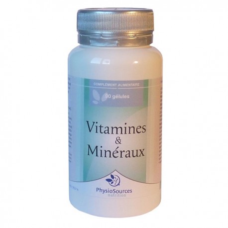 Physio Sources Vitamines & Minéraux - 90 gélules -