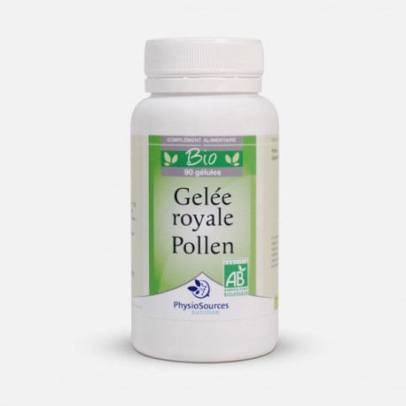 physio source Gelée Royale Pollen Bio 60 Gélules