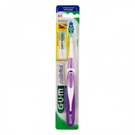 Gum activital brosse à dents medium compact 583