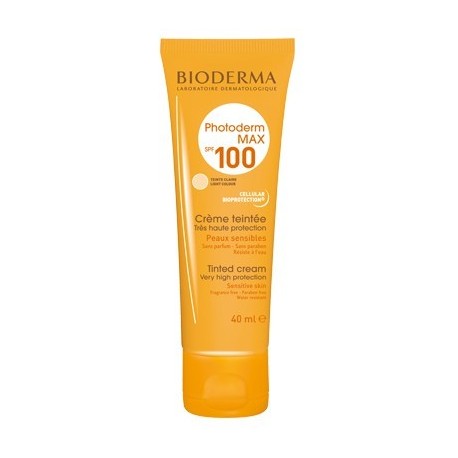 Crème solaire Teintée Clair SPF 100 PHOTODERM MAX Bioderma  - 40 ml