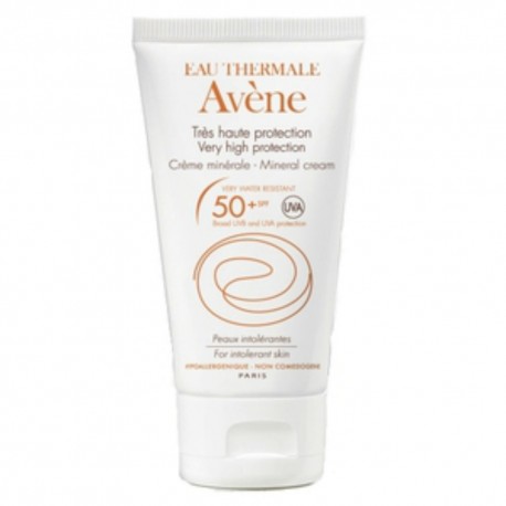 Crème solaire minérale pour peaux intolérantes SPF 50+ - 50 ml
