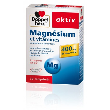 Doppelherz ACTIV MAGNESIUM VITAMINES - 30 Comprimés